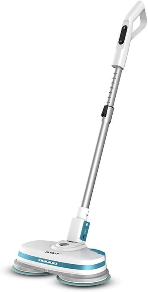 2-in-1 Wireless Electric Sweeping Mop Machine — Cordless Rechargeable Floor Scrubber & Sweeper for Hardwood, Tile, Laminate, Vinyl & Marble | Auto-Rotating Cleaning Head with Washable Microfibre Pads